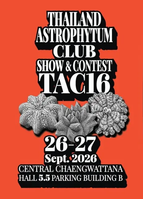 Thailand Astrophytum Show & Contest Bangkok